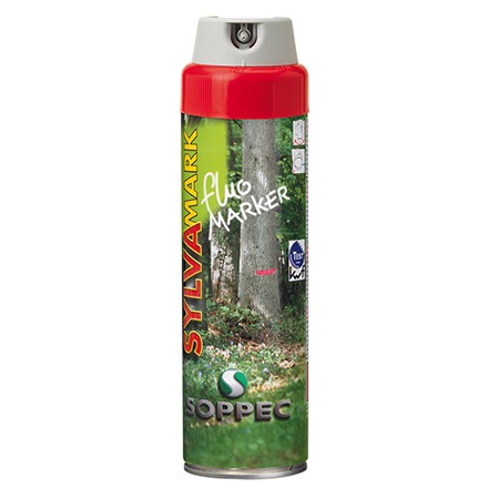 Forstmarkierspray von Soppec Fluo Marker in Farbe Rot 500ml